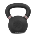 Couleur en fonte en revêtement en gros de poudre Men Kettlebell lb livre pour débutant